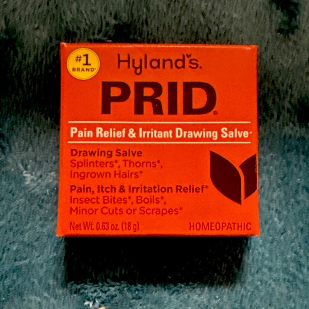 Hyland's PRID Pain Relief & Irritant Drawing Salva HOMEOPATHIC Net Wt. (0.63 oz)